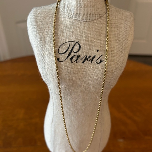 Gold Rope Necklace - Picture 2 of 5